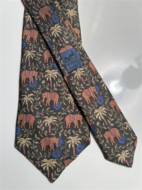 hermes tie buy|hermes elephant tie.